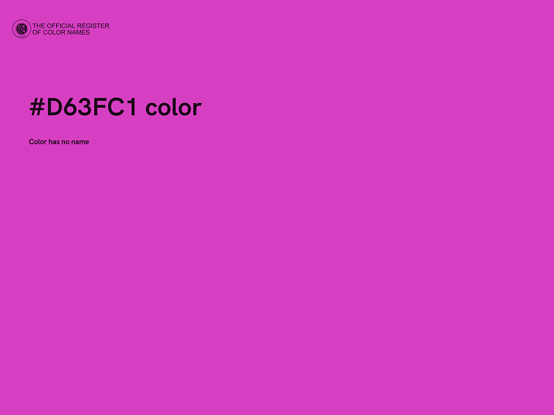 #D63FC1 color image