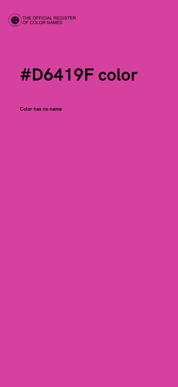 #D6419F color image