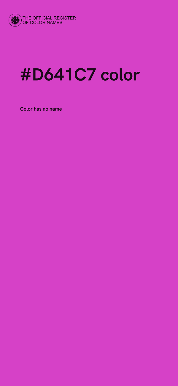 #D641C7 color image