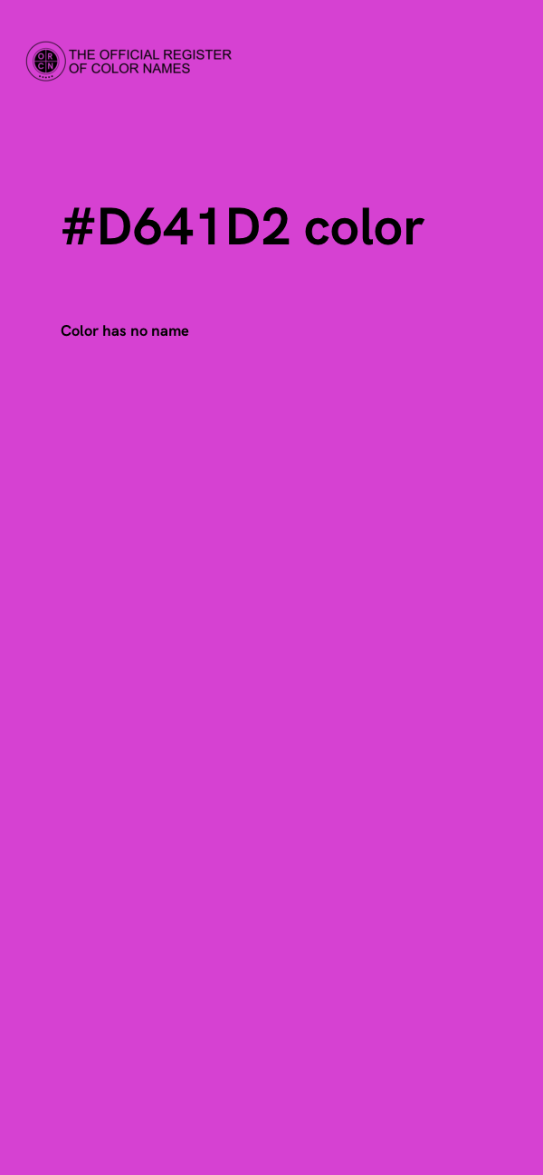 #D641D2 color image