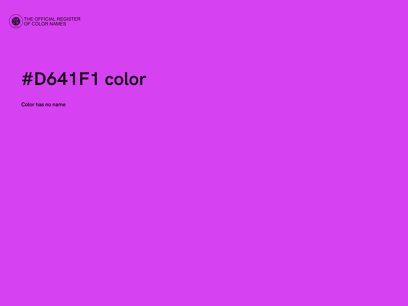 #D641F1 color image