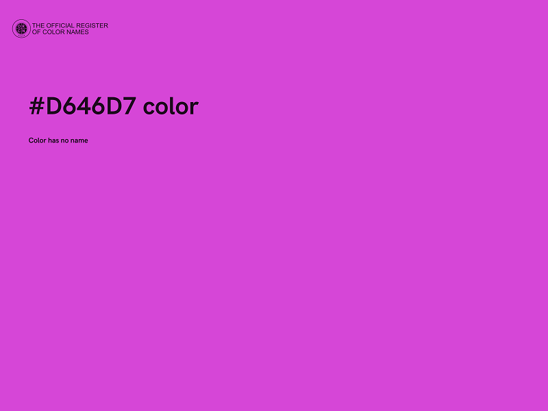 #D646D7 color image