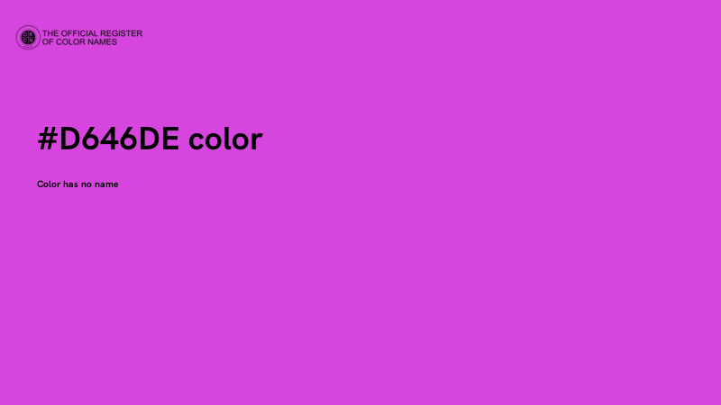 #D646DE color image