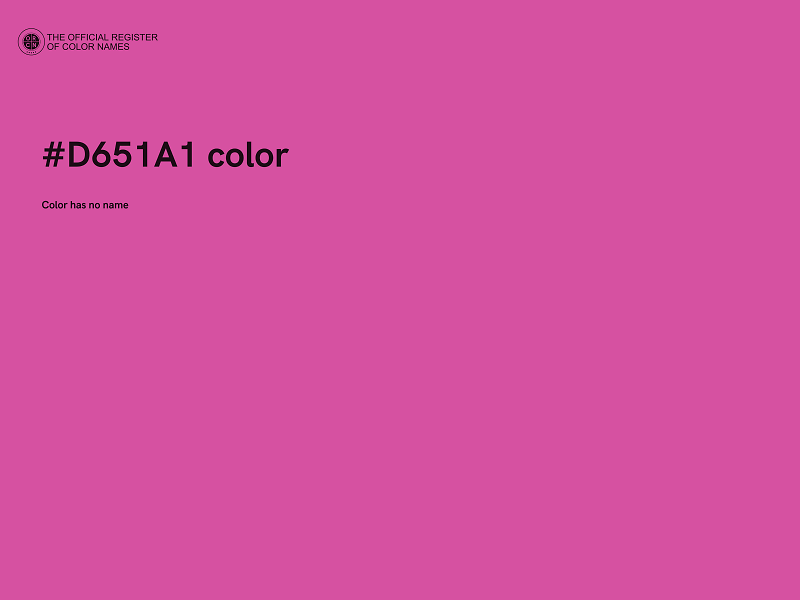 #D651A1 color image