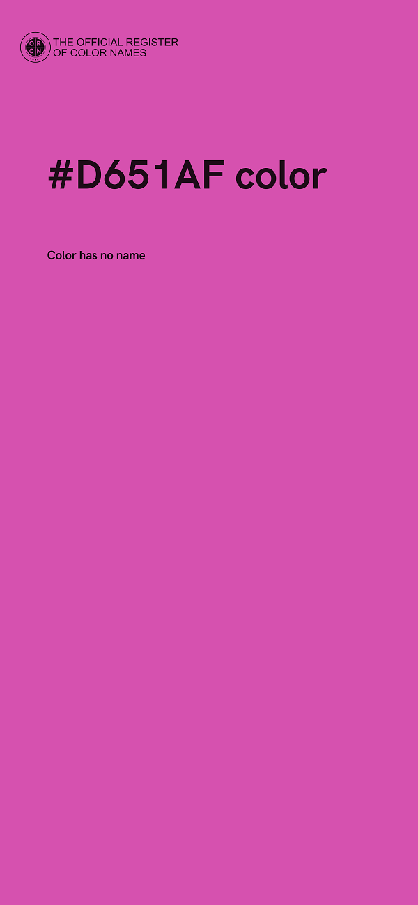 #D651AF color image