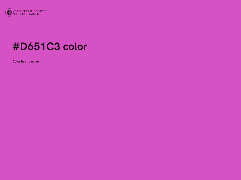 #D651C3 color image