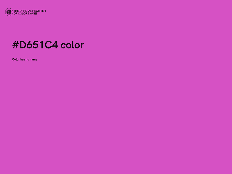 #D651C4 color image