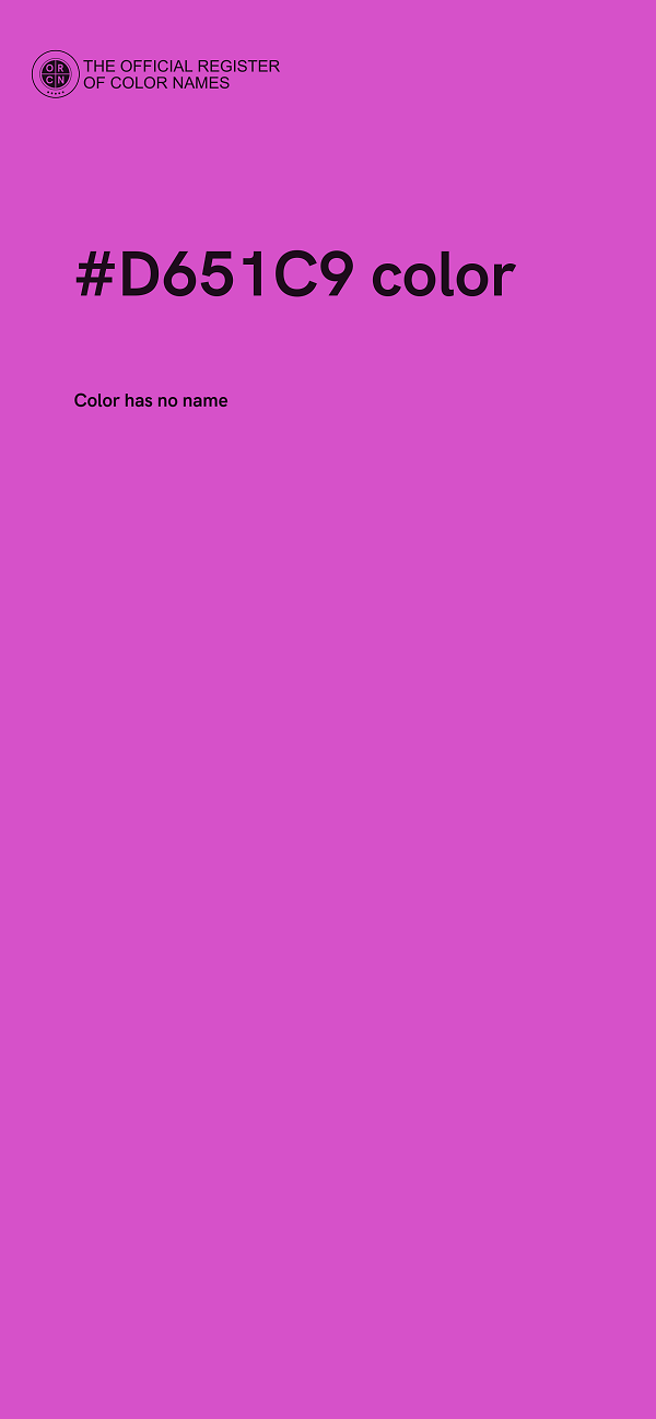 #D651C9 color image