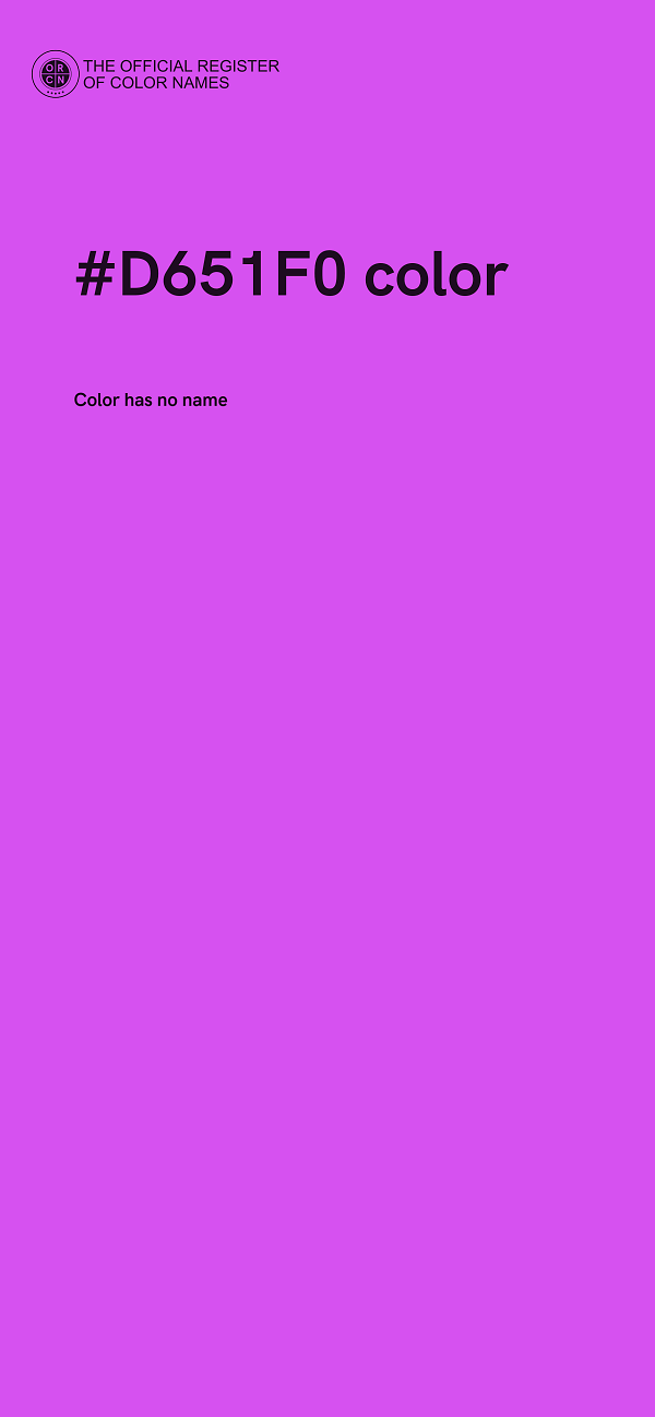 #D651F0 color image