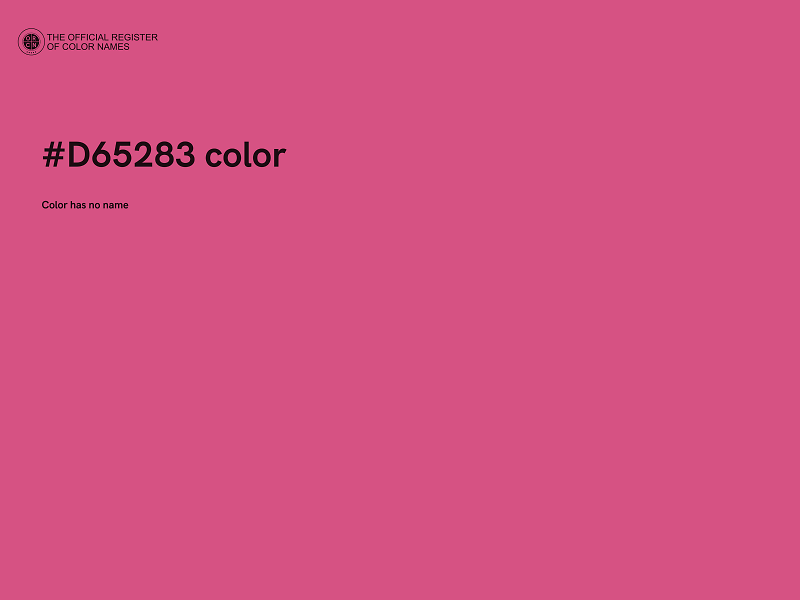 #D65283 color image