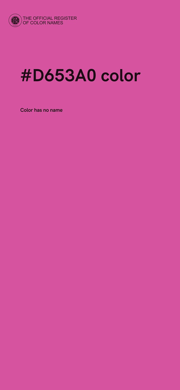 #D653A0 color image