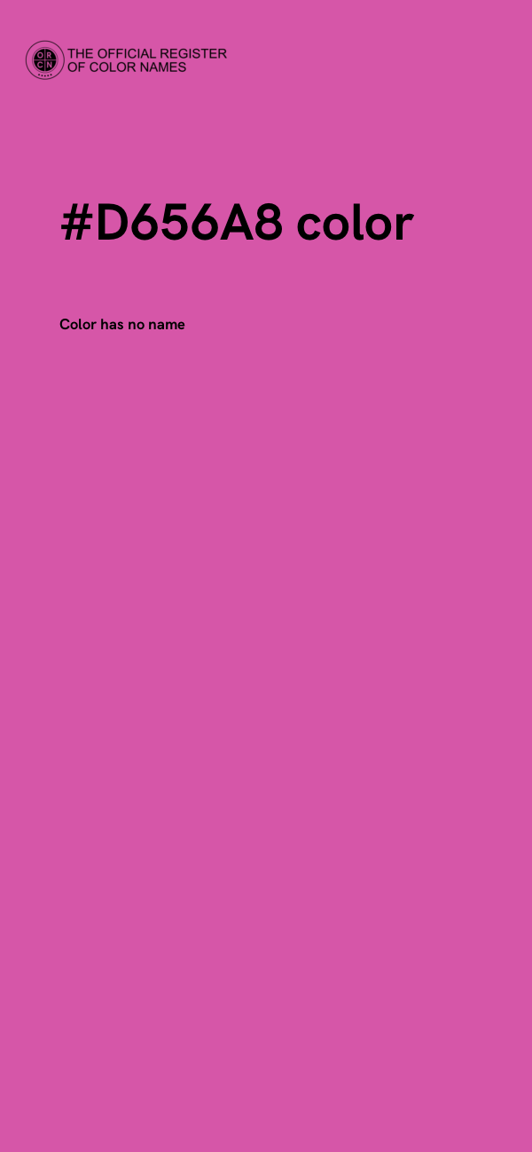 #D656A8 color image