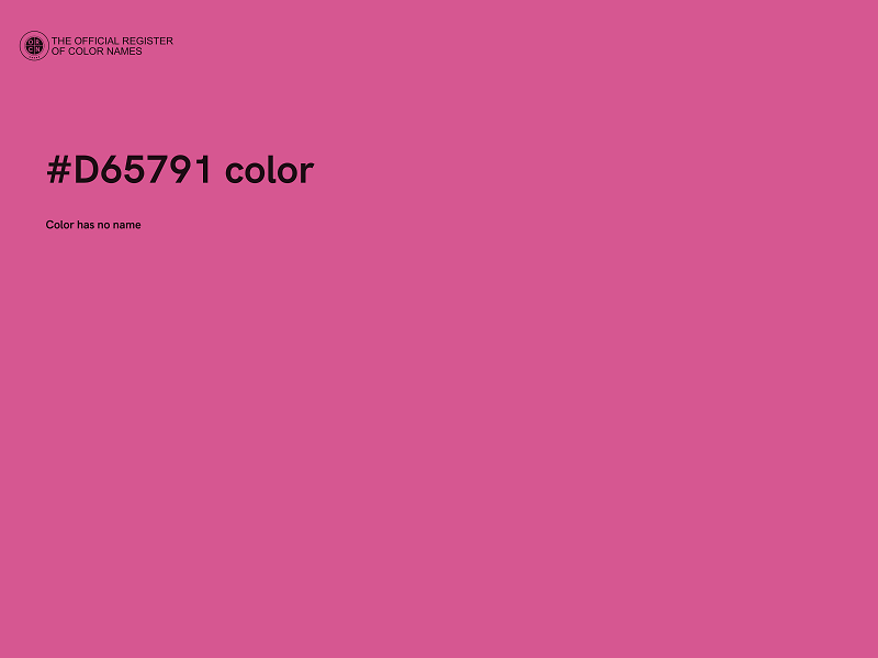 #D65791 color image