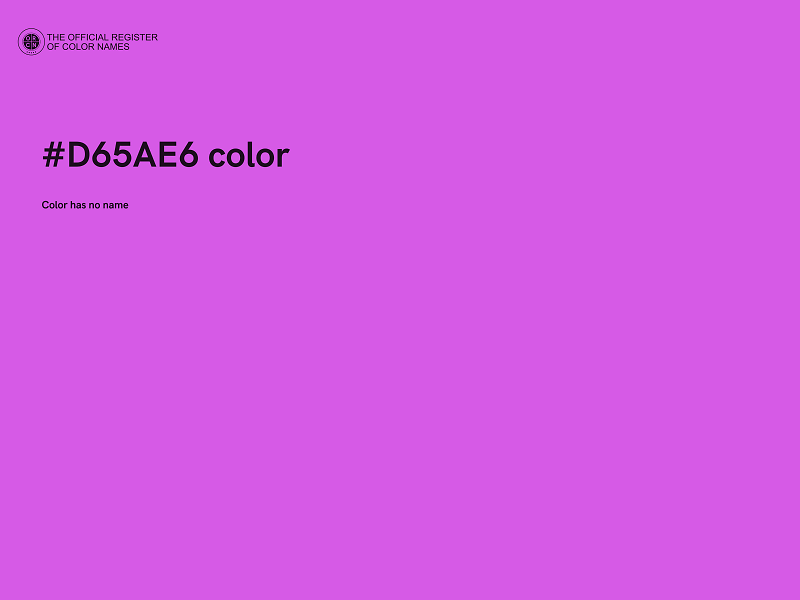 #D65AE6 color image