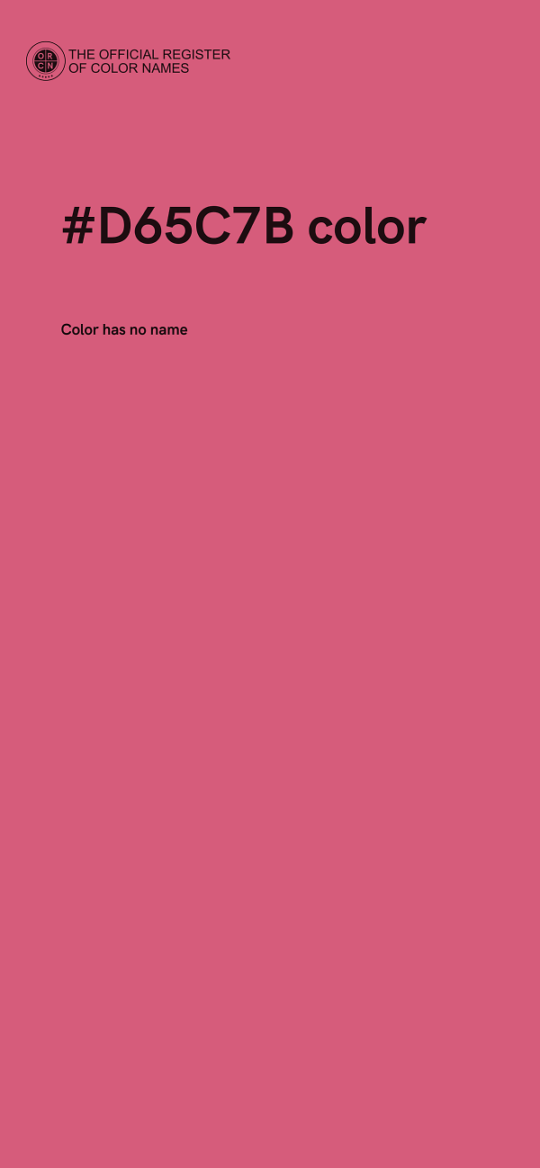 #D65C7B color image