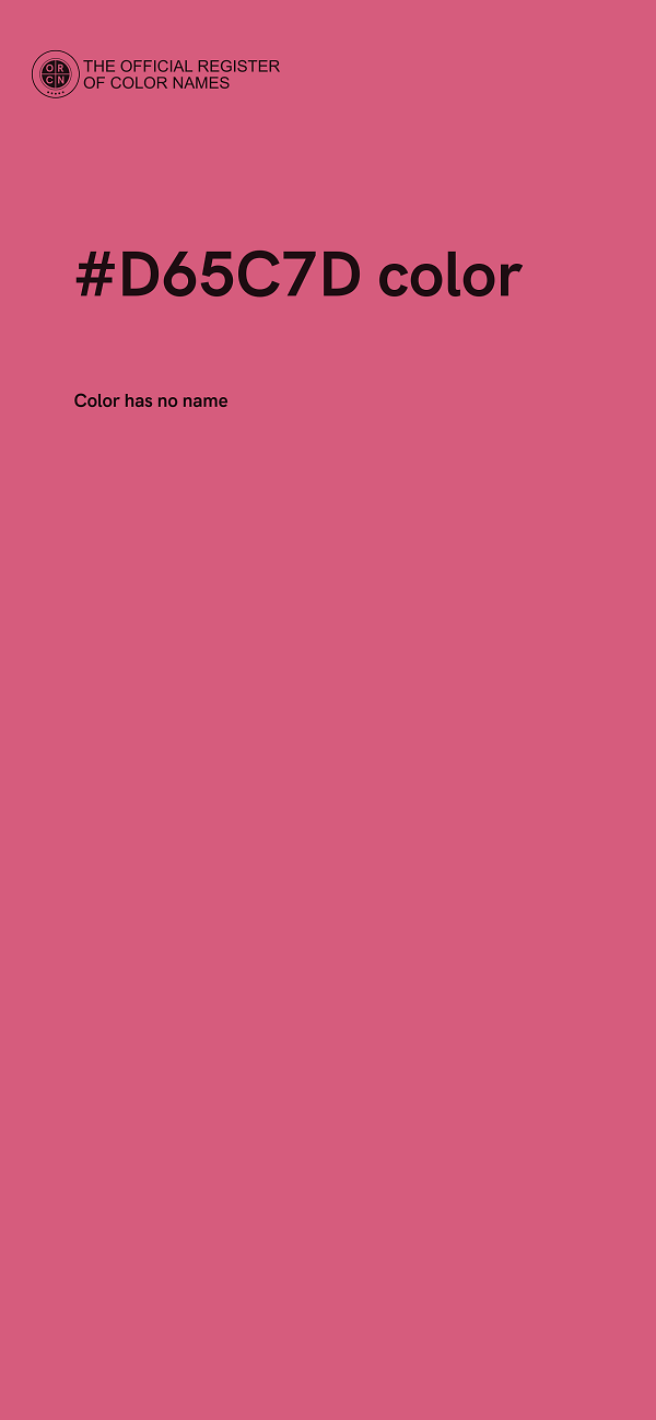 #D65C7D color image
