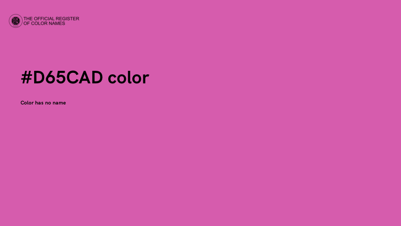 #D65CAD color image