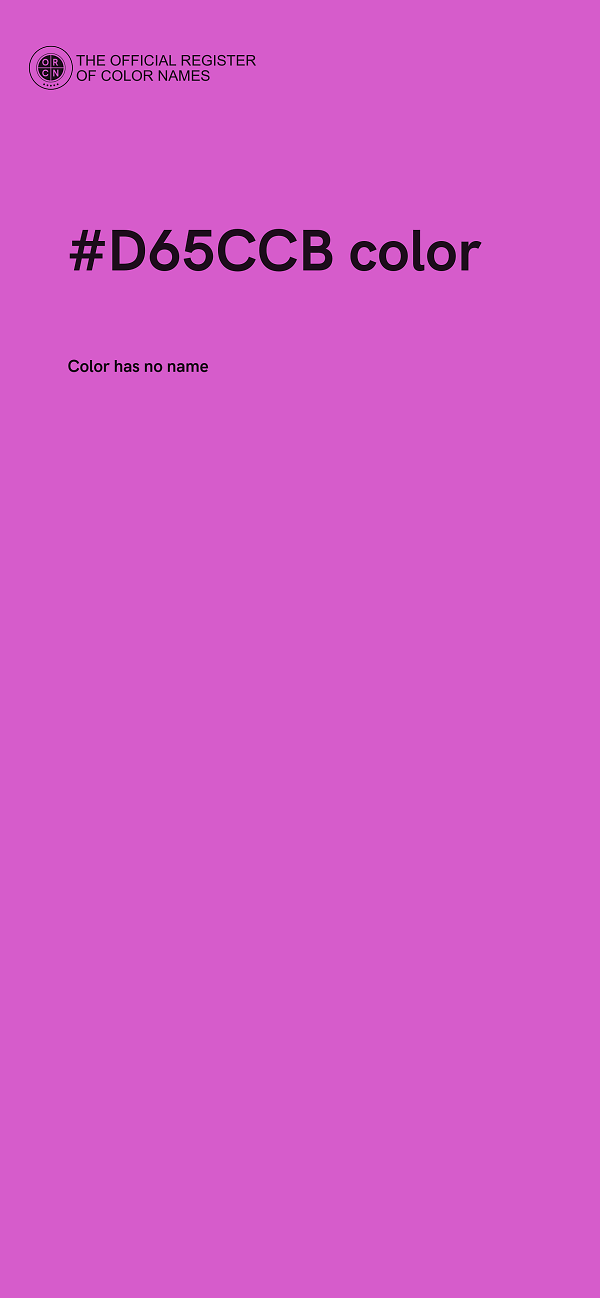 #D65CCB color image