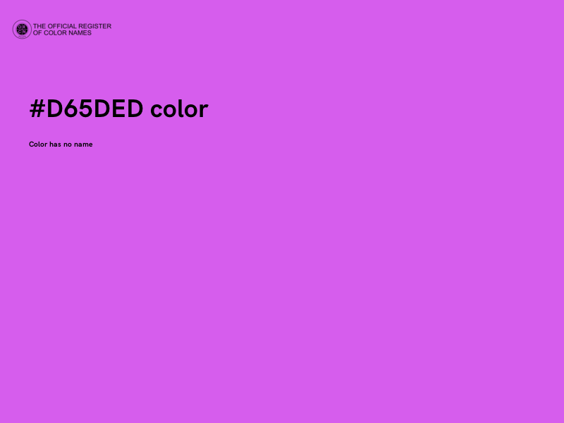 #D65DED color image