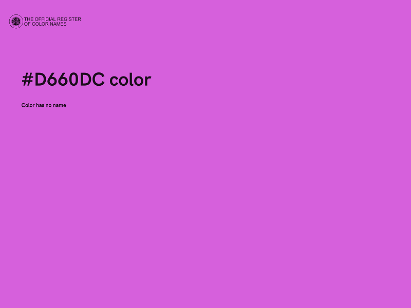 #D660DC color image