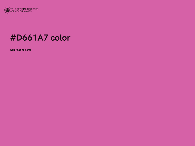 #D661A7 color image