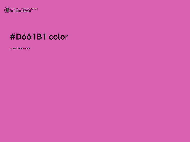 #D661B1 color image