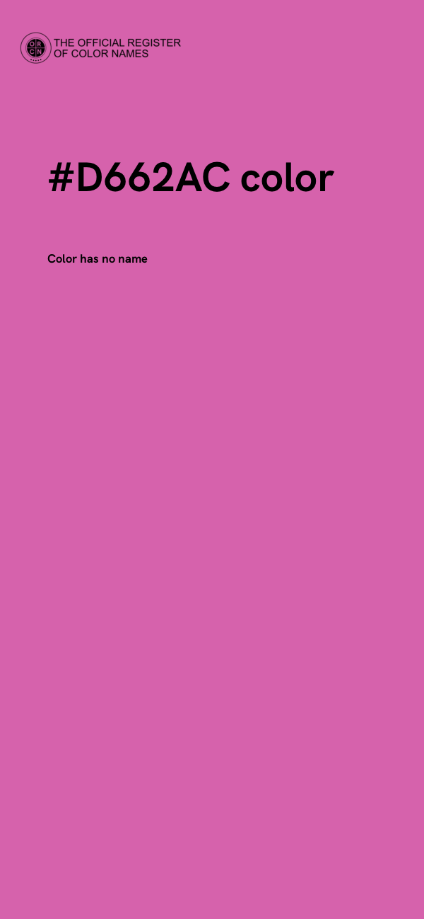 #D662AC color image