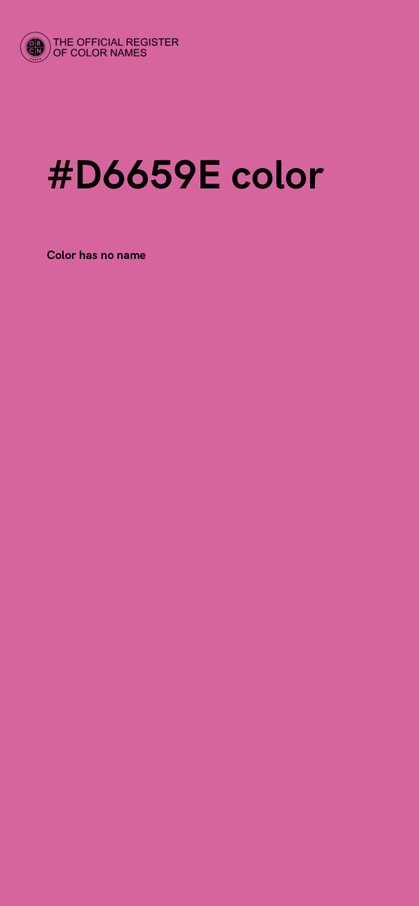#D6659E color image