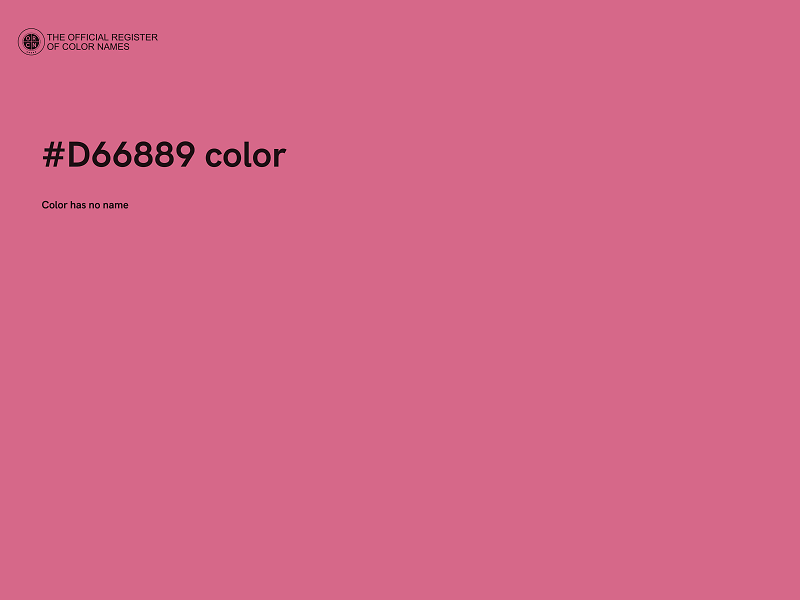 #D66889 color image