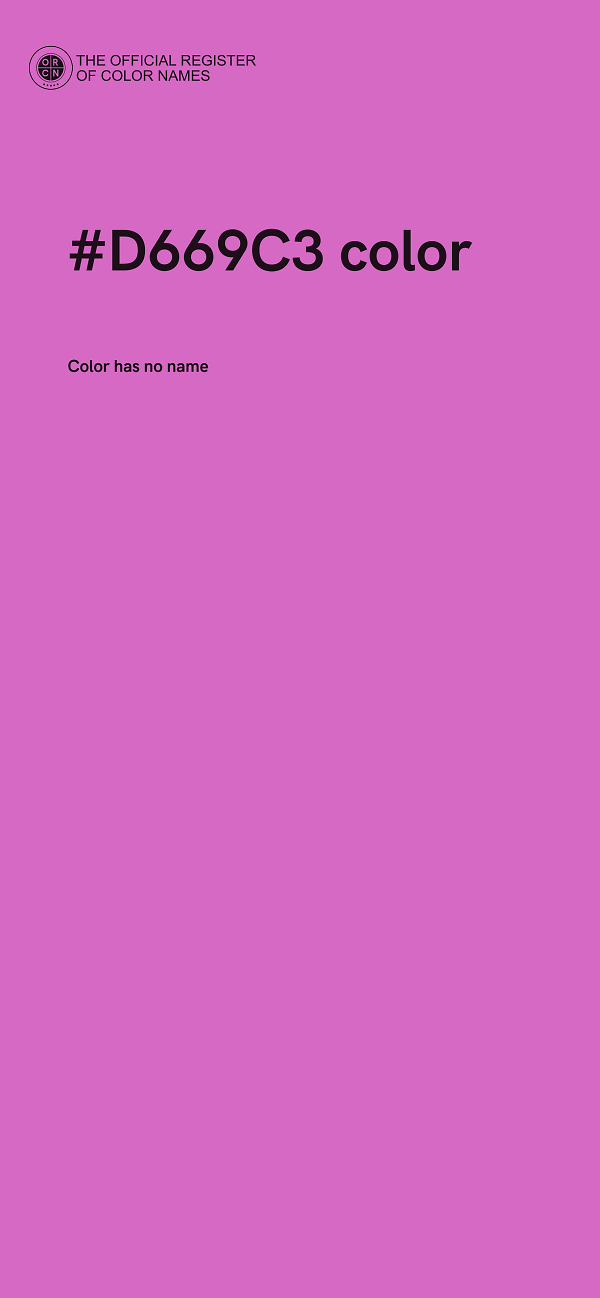 #D669C3 color image