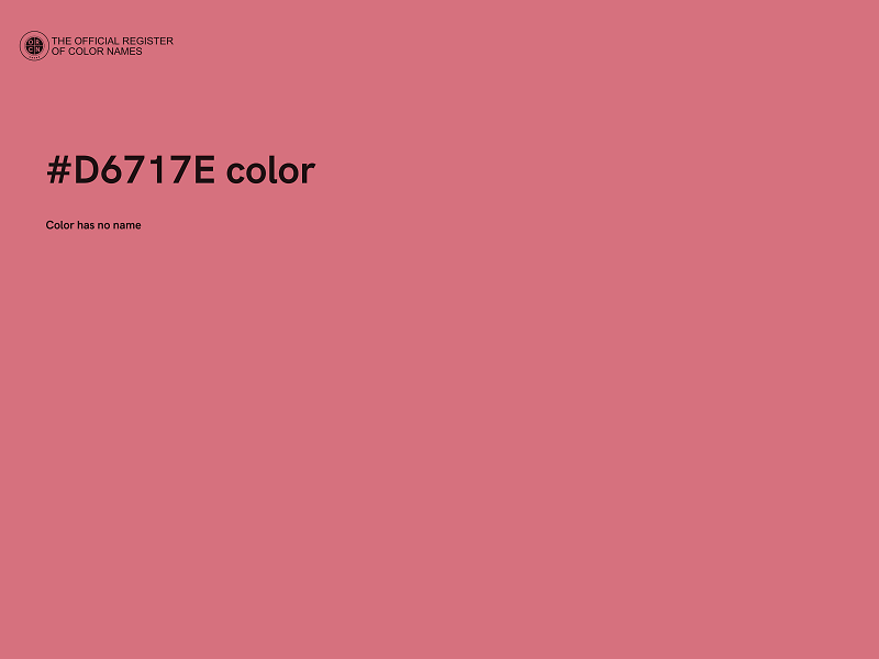 #D6717E color image