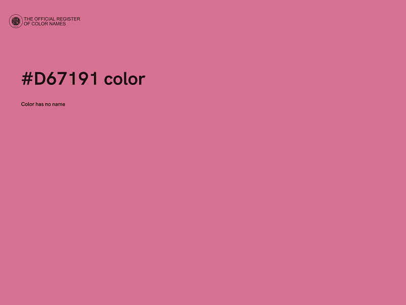 #D67191 color image