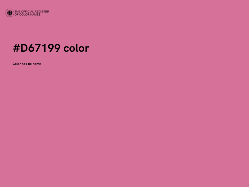 #D67199 color image
