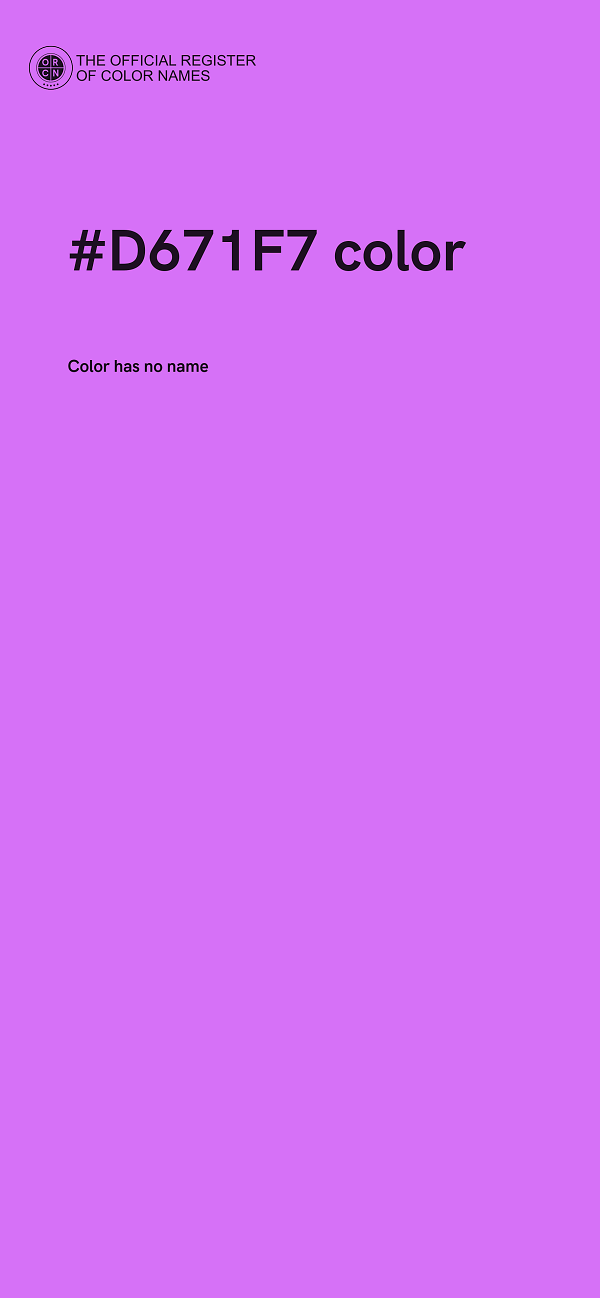 #D671F7 color image