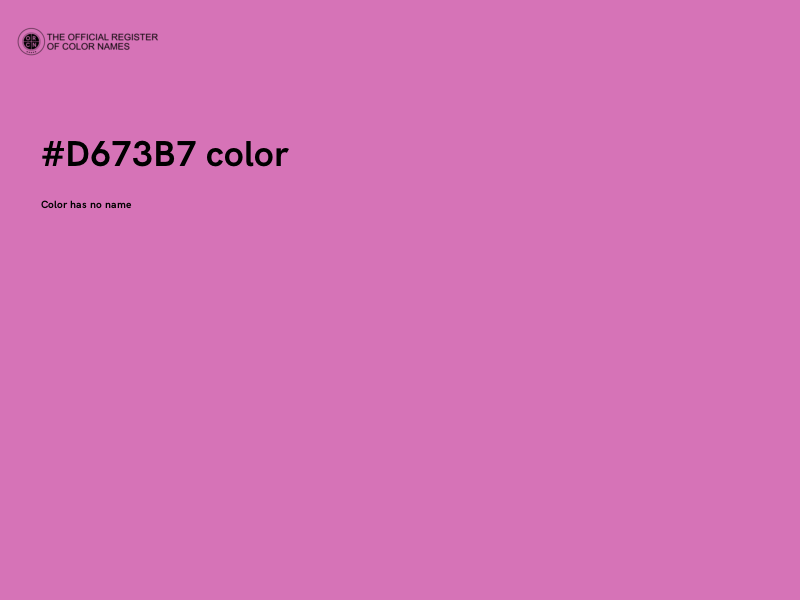 #D673B7 color image