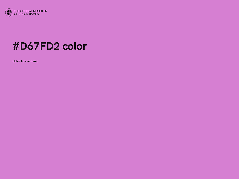 #D67FD2 color image