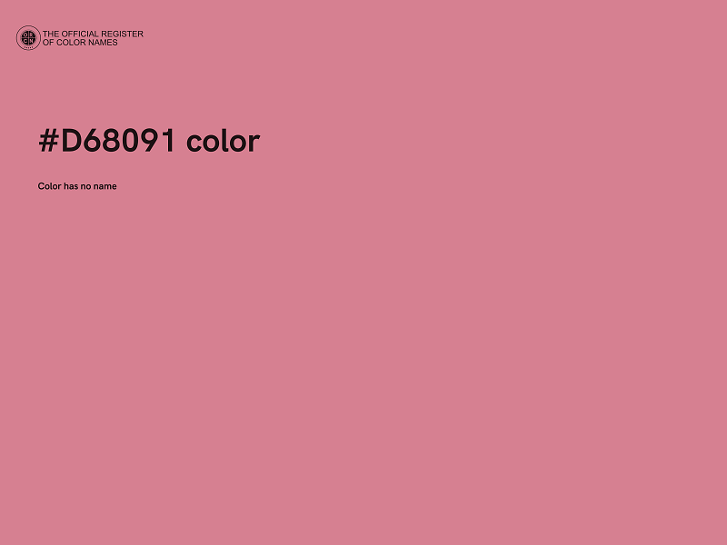 #D68091 color image