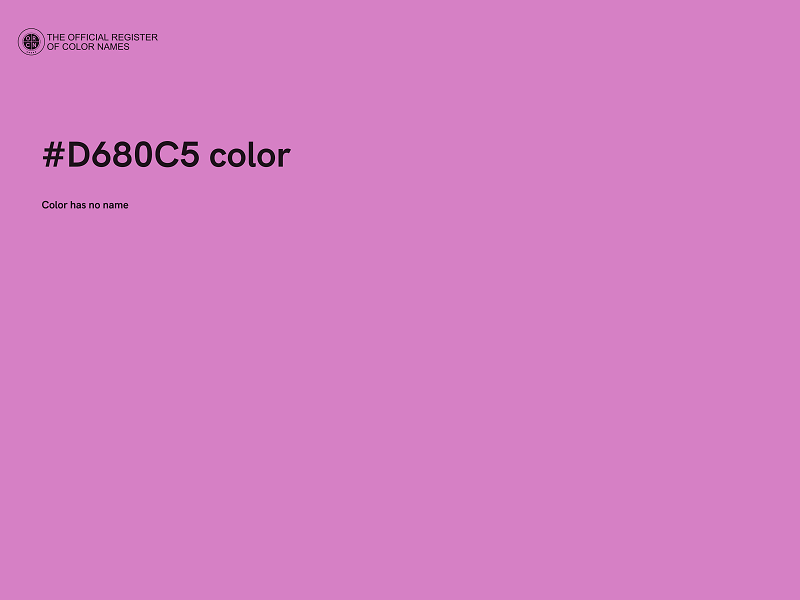 #D680C5 color image