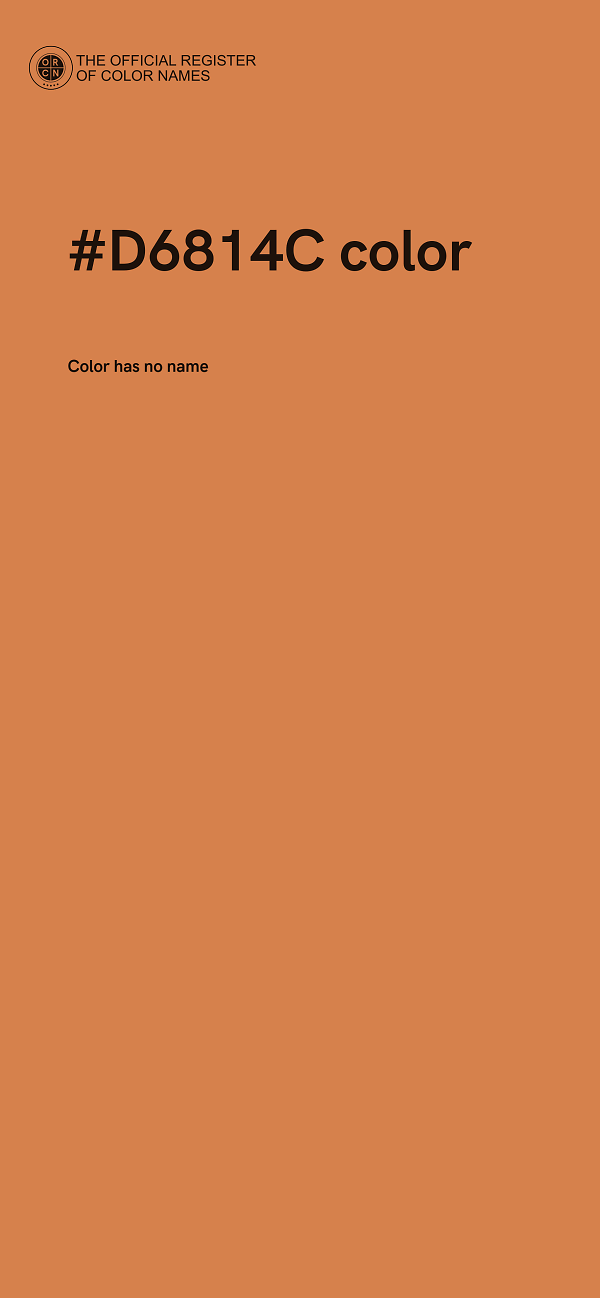 #D6814C color image