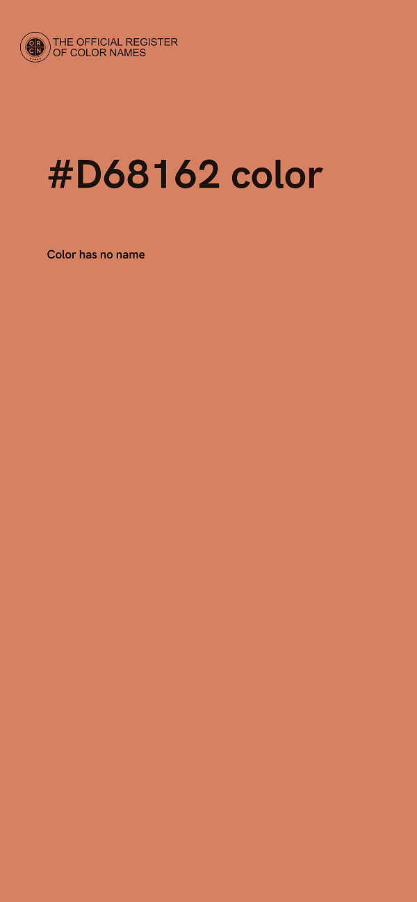 #D68162 color image