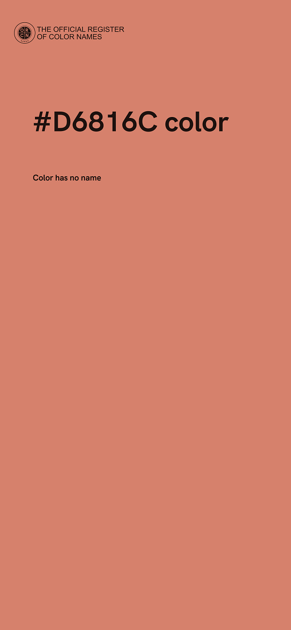 #D6816C color image