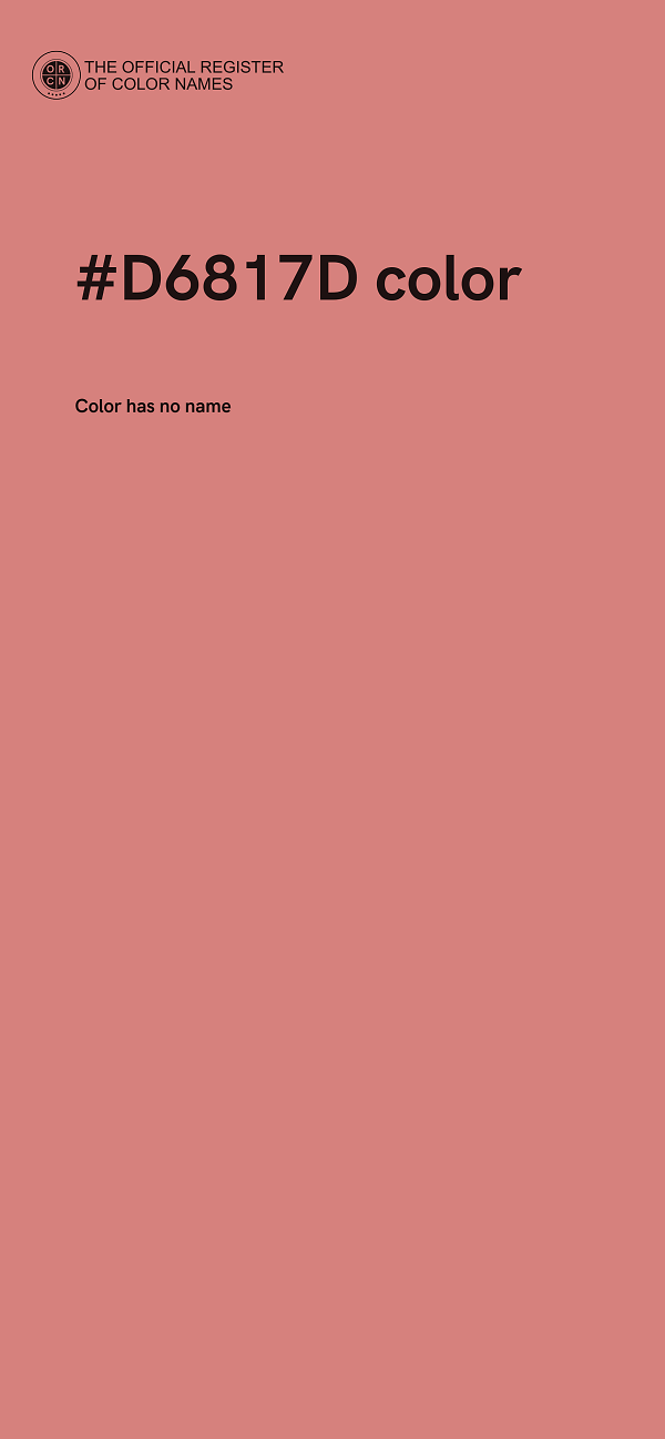 #D6817D color image