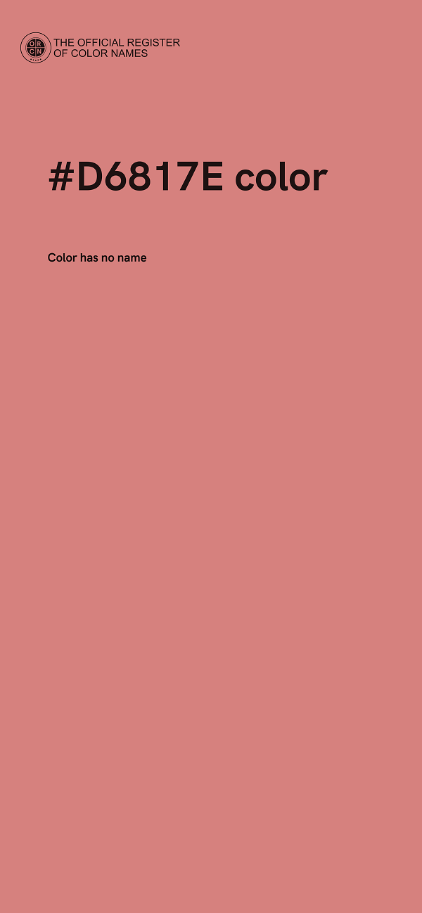 #D6817E color image