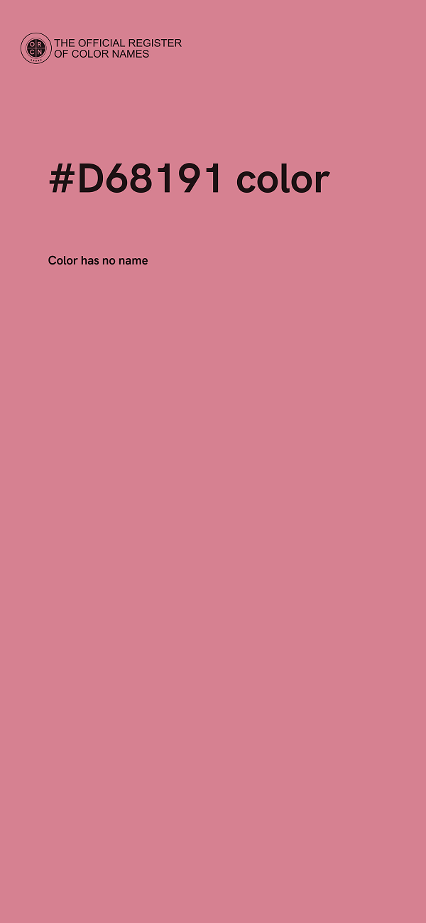 #D68191 color image