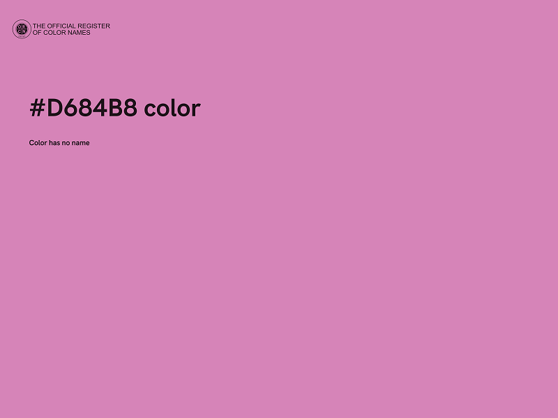 #D684B8 color image