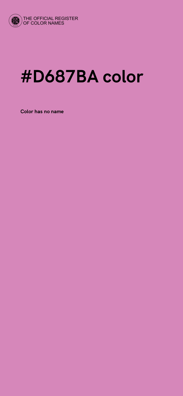 #D687BA color image