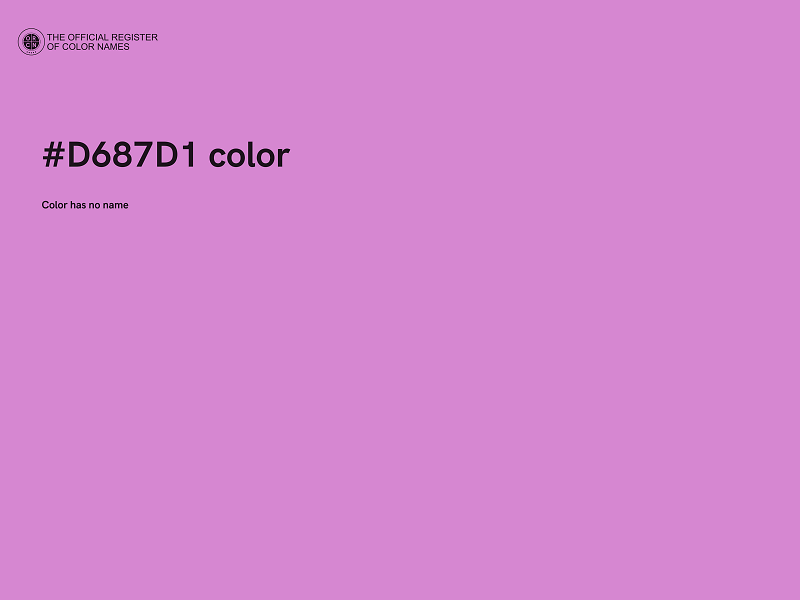 #D687D1 color image