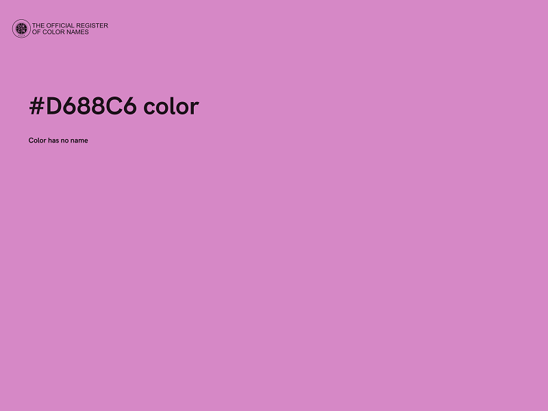 #D688C6 color image