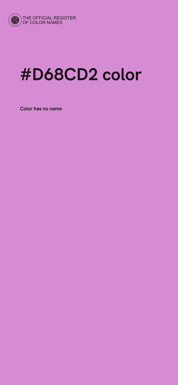 #D68CD2 color image