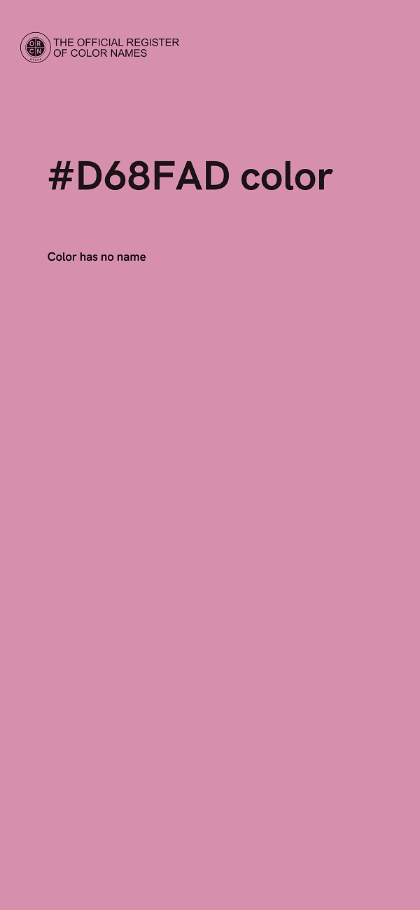 #D68FAD color image